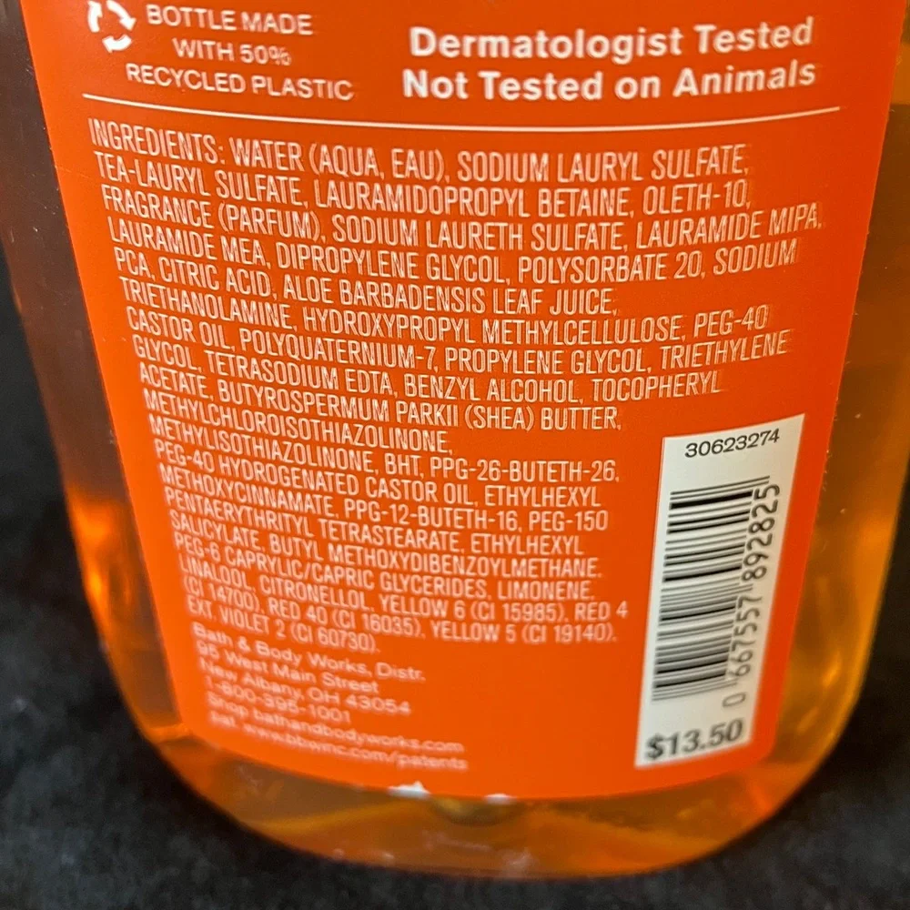 Bath & Body Works Golden Mango Lagoon Body Wash 10 oz. Bottle New Summer scent